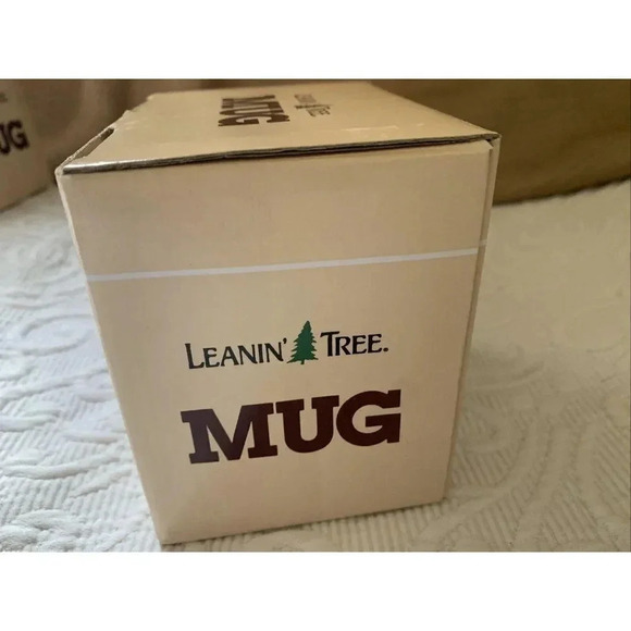 Vintage NEW in Box Eagle Art Ceramic Coffee Mug Leanin Tree Inspirational Quote - Picture 10 of 10